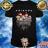 Friends star wars characters chibi water reflection shirt