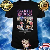 Garth brooks 35 years of operation 1985 2020 thank you for the memories signatures shirt