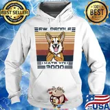 German shepherd ew people i hate you 3000 vintage retro s Hoodie