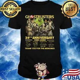 Ghostbusters 36th anniversary 1984 2020 thank you for the memories signatures shirt
