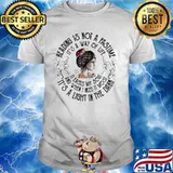Girl Library Reading is not a pastime It's a way of life It eases my soul and when i need it most It's a light in the dark shirt
