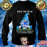 Gnomes back the blue autism is not a disability it's different ability s Sweater