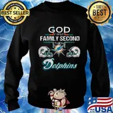 God first family second then miami dolphins football s Sweater