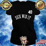 Golden state warriors 40 sick wid it s Ladies tee