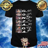 Gonzaga bulldogs basketball players signatures shirt