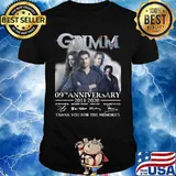 Grimm 09th anniversary 2011 2020 thank you for the memories signatures shirt