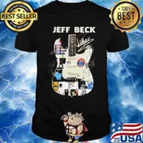 Guitar jeff beck band members signatures shirt