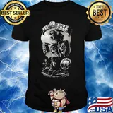 Guns n roses band appetite for destruction skeleton shirt