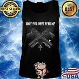Guns only evil need fear me veritas aequitas s Tank top