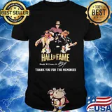 Hall of fame hank williams jr thank you for the memories signature shirt