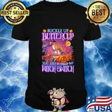 Halloween beagle buckle up buttercup you just flipped my witch switch shirt