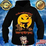 Halloween charlie brown and snoopy it's the most wonderful time of the year moon s Hoodie
