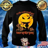 Halloween charlie brown and snoopy it's the most wonderful time of the year moon s Sweater