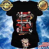 Halloween chucky jason voorhees leatherface michael myers ghostface jigsaw freddy krueger pennywise pinhead s Ladies tee