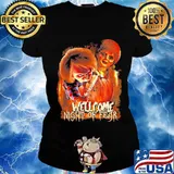 Halloween chucky welcome night a fear s Ladies tee