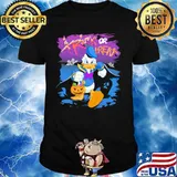 Halloween donald duck trick or treat pumpkin shirt