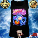 Halloween eeyore donkey trick or treat pumpkin s Tank top