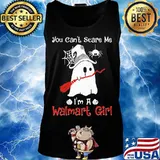 Halloween ghost you can't scare me i'm a walmart girl s Tank top