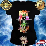 Halloween hocus pocus witch water reflection s Ladies tee
