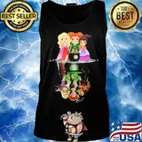 Halloween hocus pocus witch water reflection s Tank top