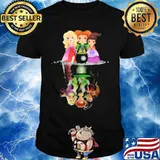 Halloween hocus pocus witch water reflection shirt