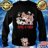 Halloween horror characters animals howl-o ween s Sweater