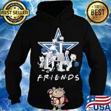 Halloween horror characters cats dallas cowboys friends s Hoodie