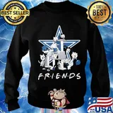Halloween horror characters cats dallas cowboys friends s Sweater