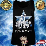 Halloween horror characters cats dallas cowboys friends s Tank top