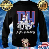 Halloween horror characters cats new york giants friends s Sweater