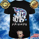 Halloween horror characters cats tennessee titans friends shirt