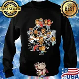 Halloween horror characters chibi activities s Sweater