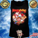 Halloween horror characters chibi monster babnes s Tank top