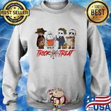 Halloween horror characters chibi trick or treat s Sweater