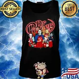 Halloween horror characters drinking dr pepper s Tank top