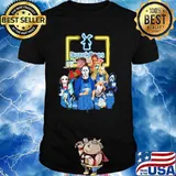 Halloween horror characters drinking dutch bros shirt