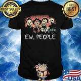 Halloween horror characters ew people shirt