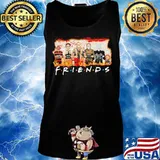 Halloween horror characters friends blood s Tank top
