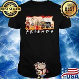 Halloween horror characters friends blood shirt