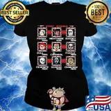 Halloween horror characters game start running s Ladies tee