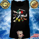 Halloween horror characters kill balloon s Tank top