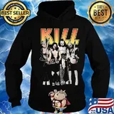 Halloween horror characters kill kiss band s Hoodie