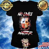 Halloween horror characters no lives matter s Ladies tee