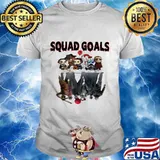 Halloween horror characters squad goals shirt