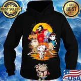Halloween horror characters the peanuts moon s Hoodie