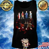 Halloween horror characters water reflection s Tank top