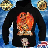 Halloween horror characters welcome night a fear s Hoodie