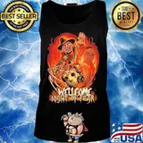 Halloween horror characters welcome night a fear s Tank top