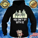 Halloween horror characters you can't sit with us s Hoodie