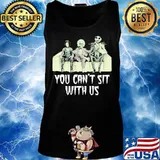 Halloween horror characters you can't sit with us s Tank top